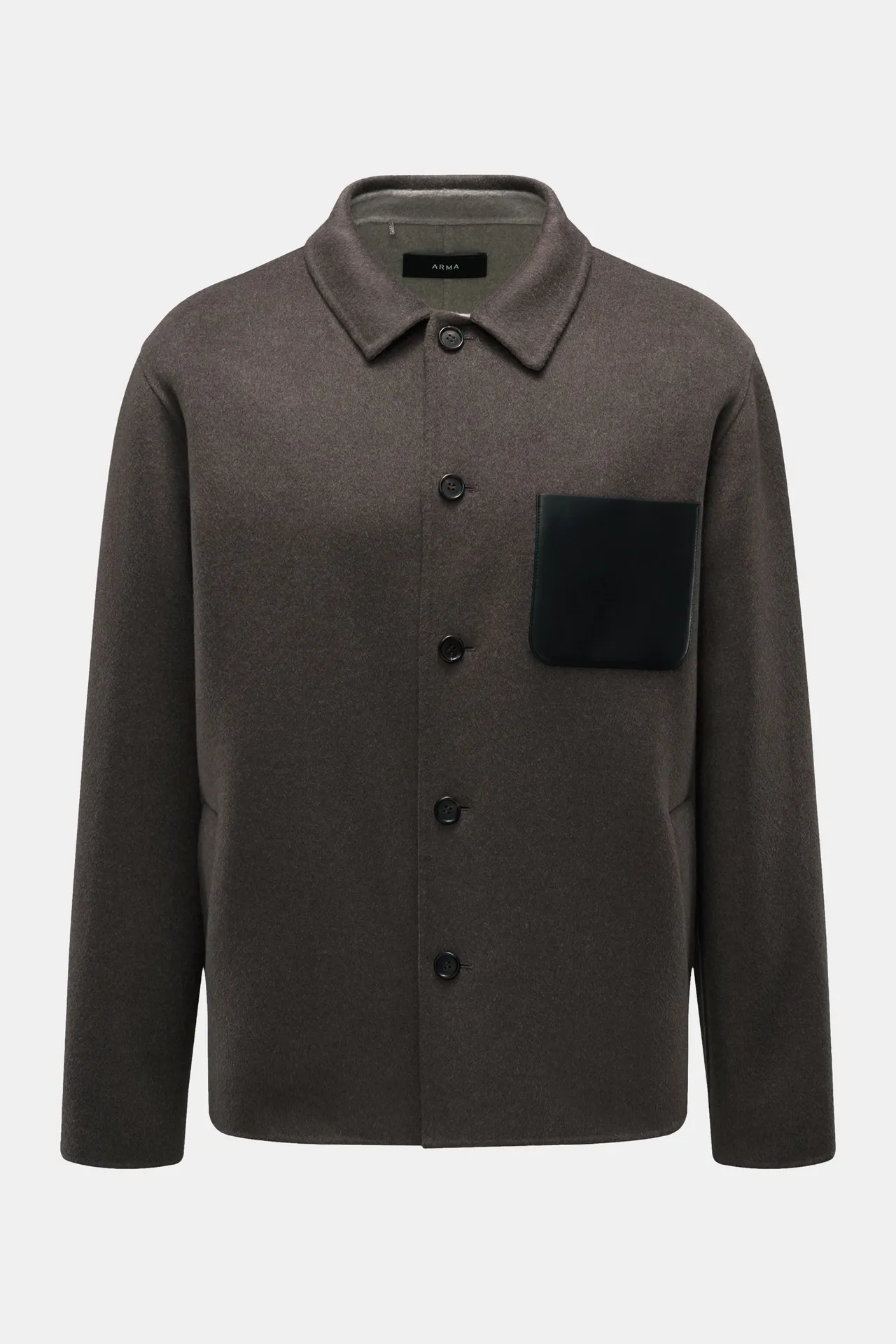 Arma - Herren - Overshirt %27Navid%27 graubraun Arma - Herren - Overshirt %27Navid%27 graubraun