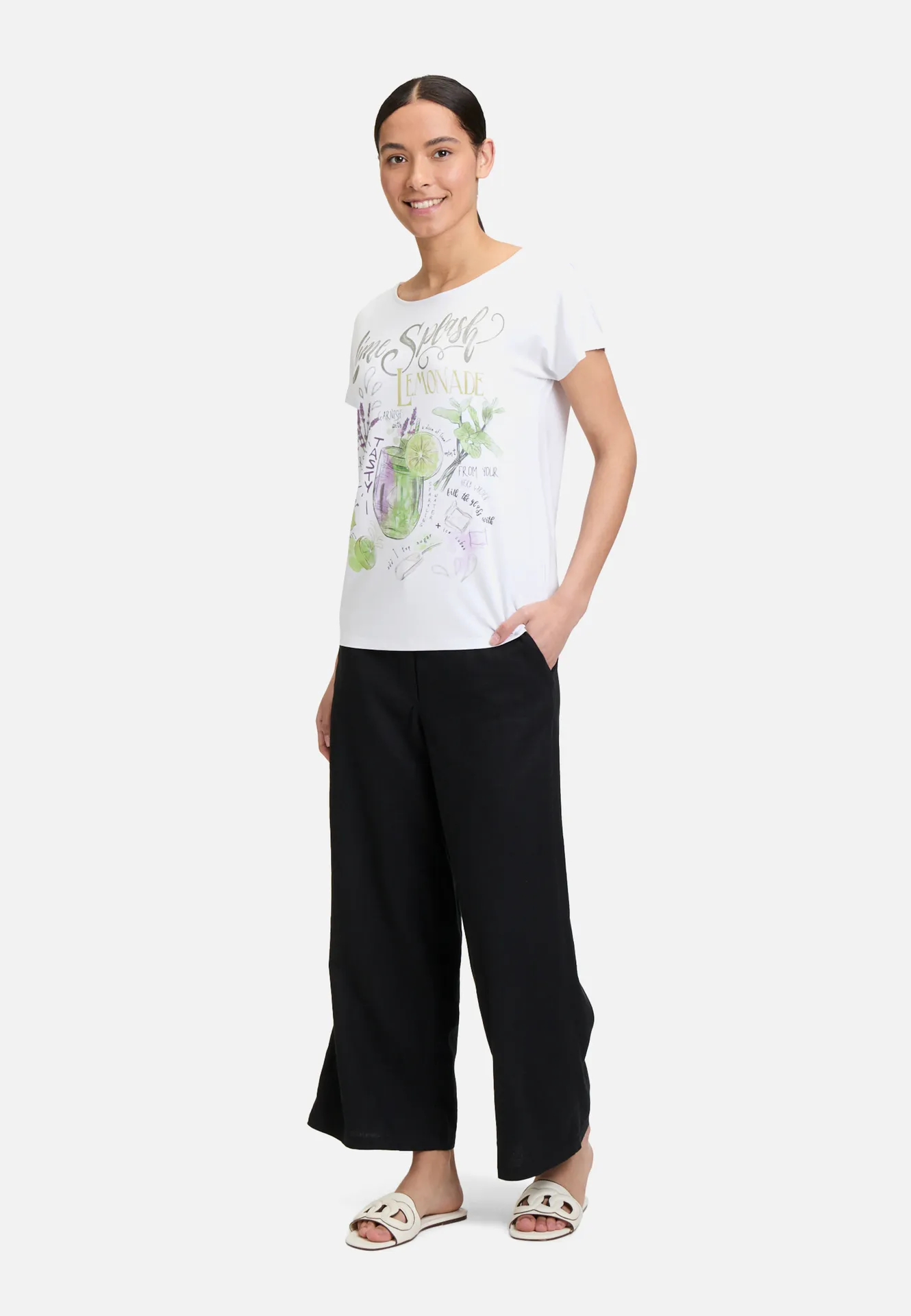 Basic Shirt mit U-Boot-Ausschnitt – Bild 2