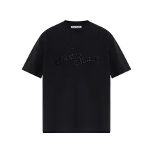 Acne Studios - T-Shirt mit Logo-Stick - Größe XXS - schwarz Acne Studios - T-Shirt mit Logo-Stick - Größe XXS - schwarz
