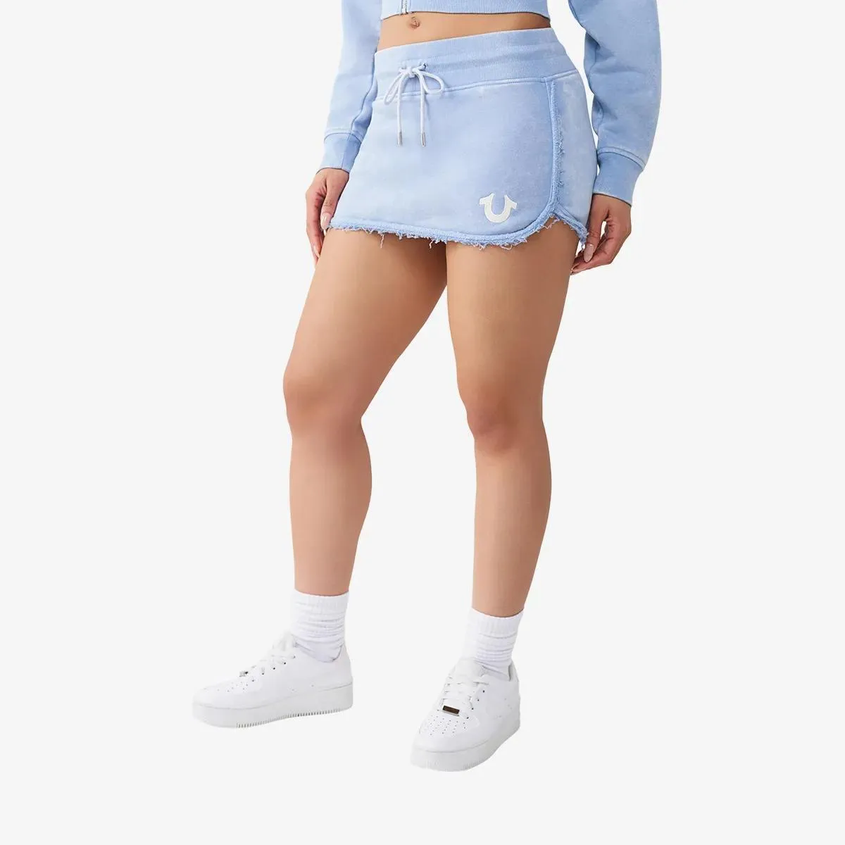 True Religion - Mini-Rock VINTAGE WASH - Größe M - blau – Bild 4