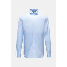 Finamore - Herren - Business Hemd %27Sergio Napoli%27 Haifisch-Kragen hellblau/weiß kariert Finamore - Herren - Business Hemd %27Sergio Napoli%27 Haifisch-Kragen hellblau/weiß kariert