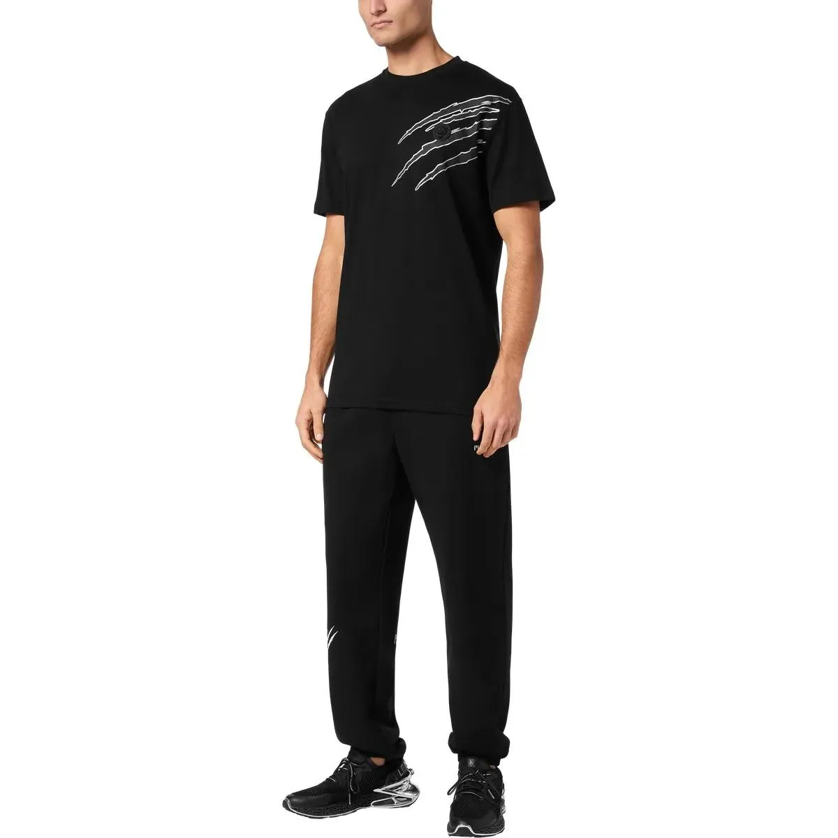 Plein Sport - T-Shirt Scratch - Größe XXL - schwarz – Bild 3