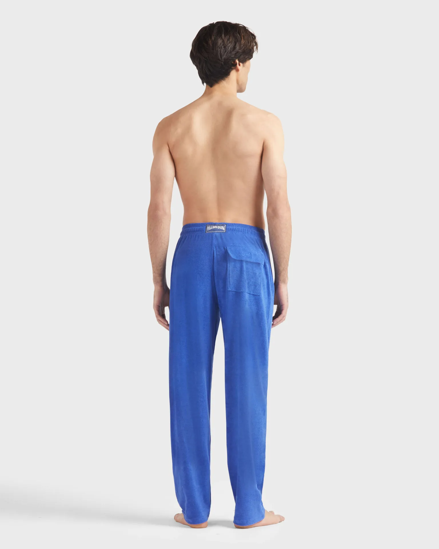 Vilebrequin - Solid Herren Hose Aus Frottee - Hose - Polide - Blau - Größe XXL – Bild 4
