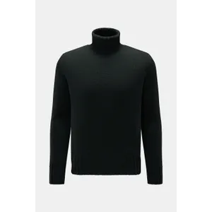 B.F. Knitwear - Herren - Merino Rollkragenpullover dunkelgrün B.F. Knitwear - Herren - Merino Rollkragenpullover dunkelgrün