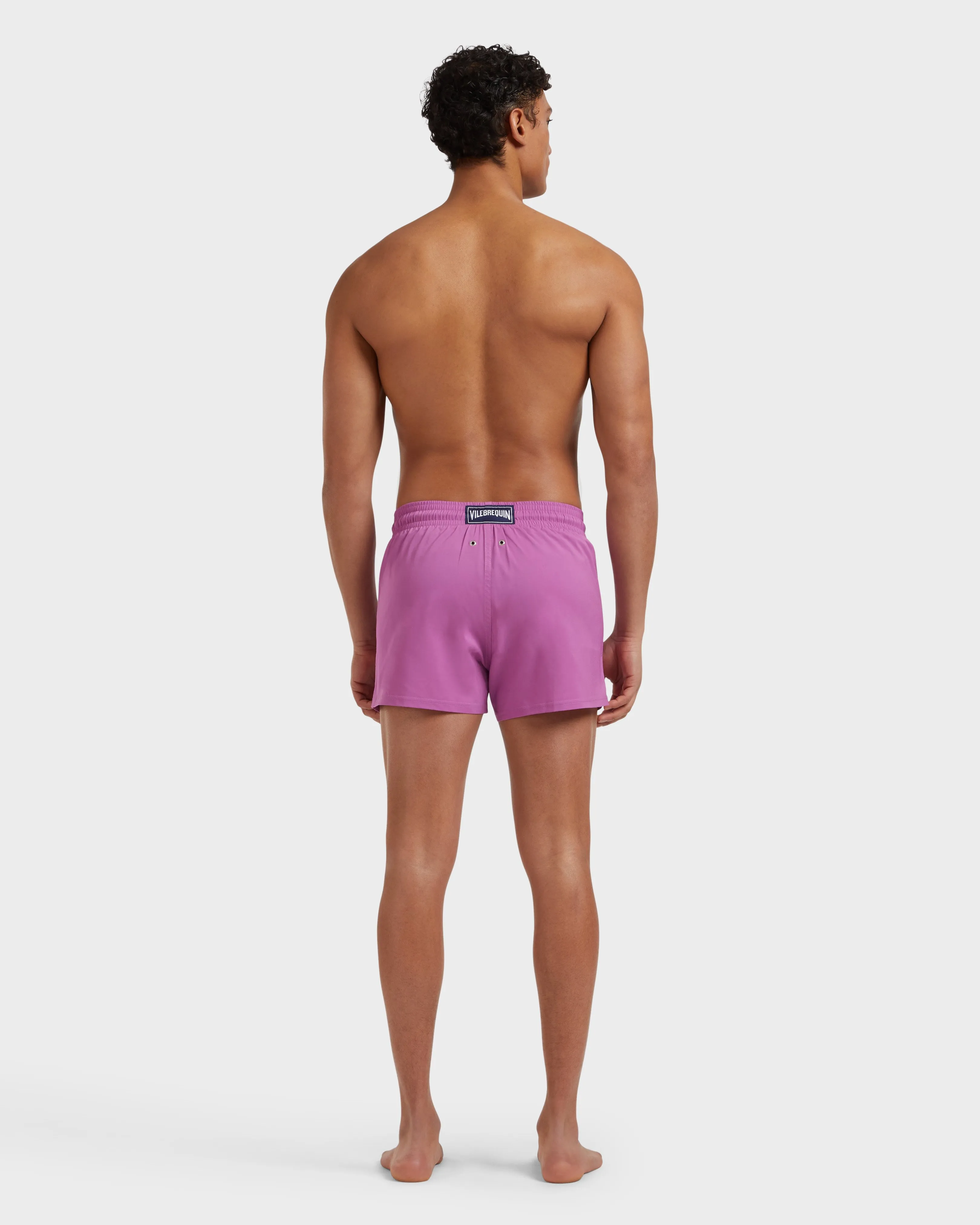 Vilebrequin - Kurze Und Figurbetonte Einfarbige Stretch-bademode Für Herren - Bademode - Man - Rosa - Größe L – Bild 4