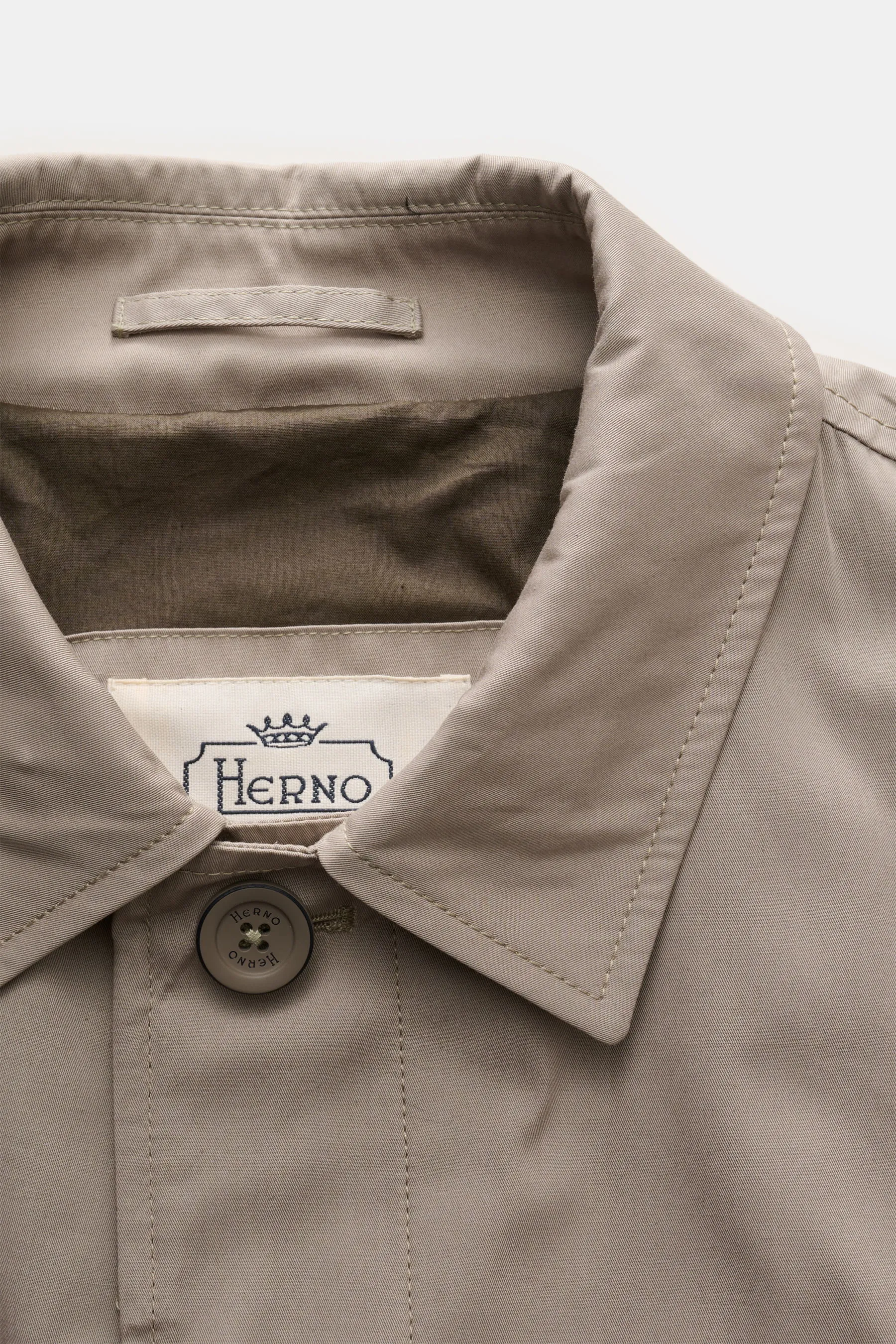 Herno - Herren - Mantel taupe – Bild 3