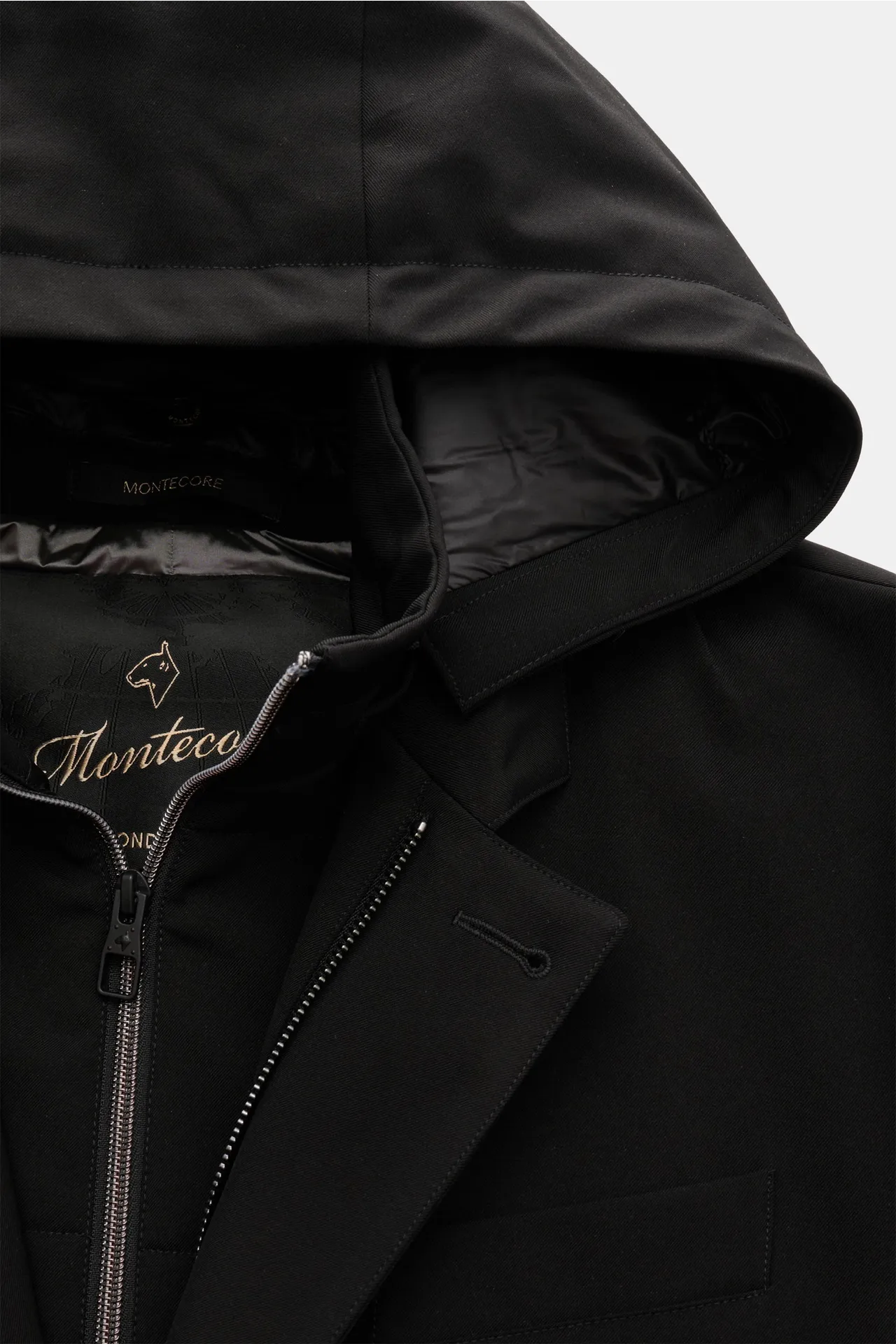 Montecore - Herren - Daunen-Kurzmantel schwarz – Bild 4