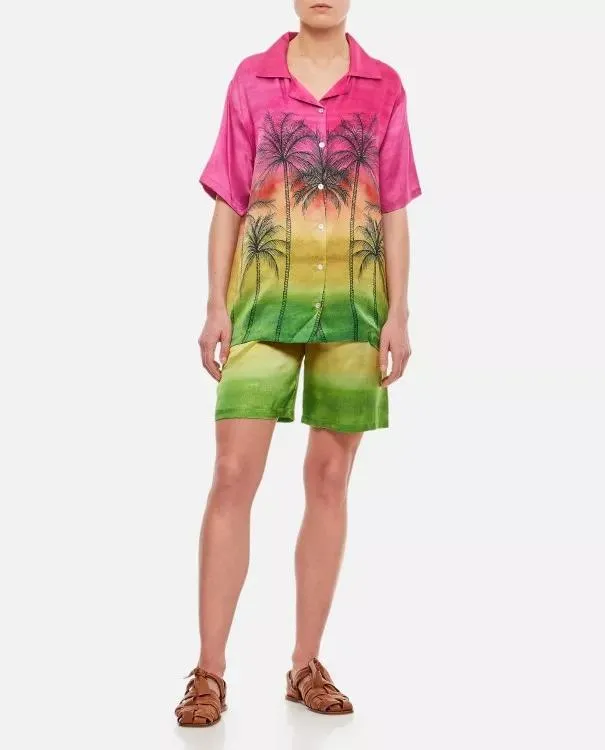 Gio Giovanni Gerosa - Short Sleeves Silk Shirt - Größe ONE SIZE - multi – Bild 2