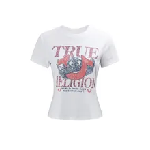 True Religion - T-Shirt CRYSTAL - Größe L - weiß True Religion - T-Shirt CRYSTAL - Größe L - weiß