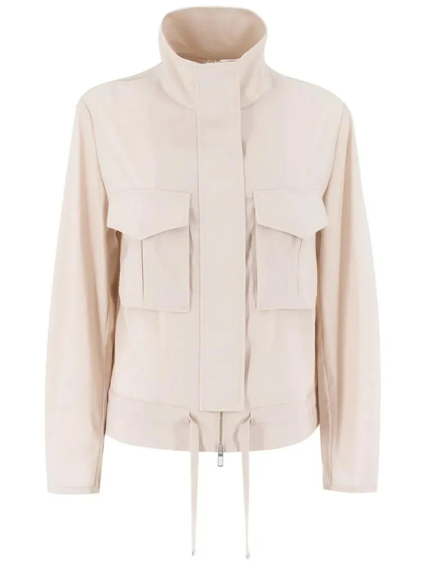 Duno - Technical Fabric And Wool Blend Jacket - Größe 42 - beige Duno - Technical Fabric And Wool Blend Jacket - Größe 42 - beige