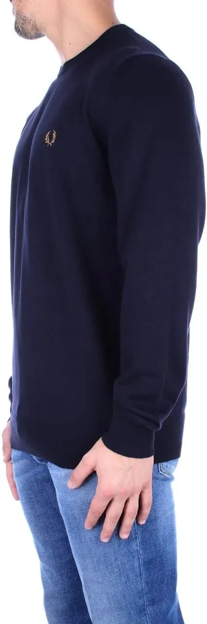 Fred Perry - Crewneck Cotton Sweater - Größe XL - blau – Bild 4