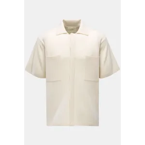 Lisa Yang - Herren - Cashmere Kurzarm-Strickhemd %27Ethan%27 creme Lisa Yang - Herren - Cashmere Kurzarm-Strickhemd %27Ethan%27 creme