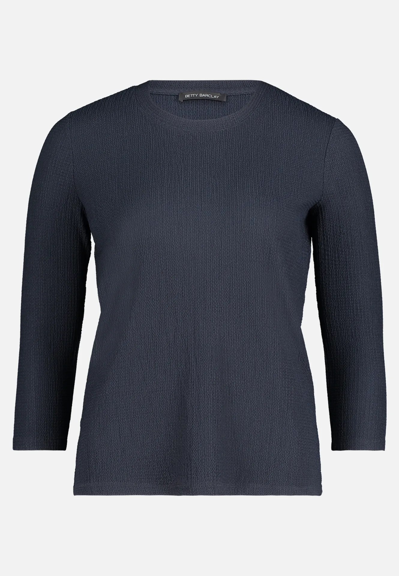 Strukturshirt mit Rundhalsausschnitt – Bild 3