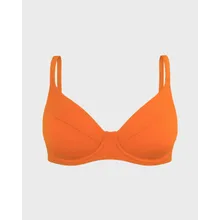 Vilebrequin - Solid Bikinioberteil Mit Bügel Für Damen - Bademode - Leona - Orange - Größe M Vilebrequin - Solid Bikinioberteil Mit Bügel Für Damen - Bademode - Leona - Orange - Größe M
