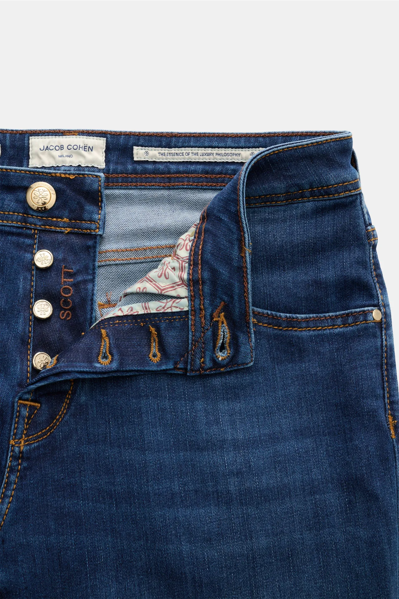 Jacob Cohen - Herren - Jeans 'Scott' blau – Bild 4