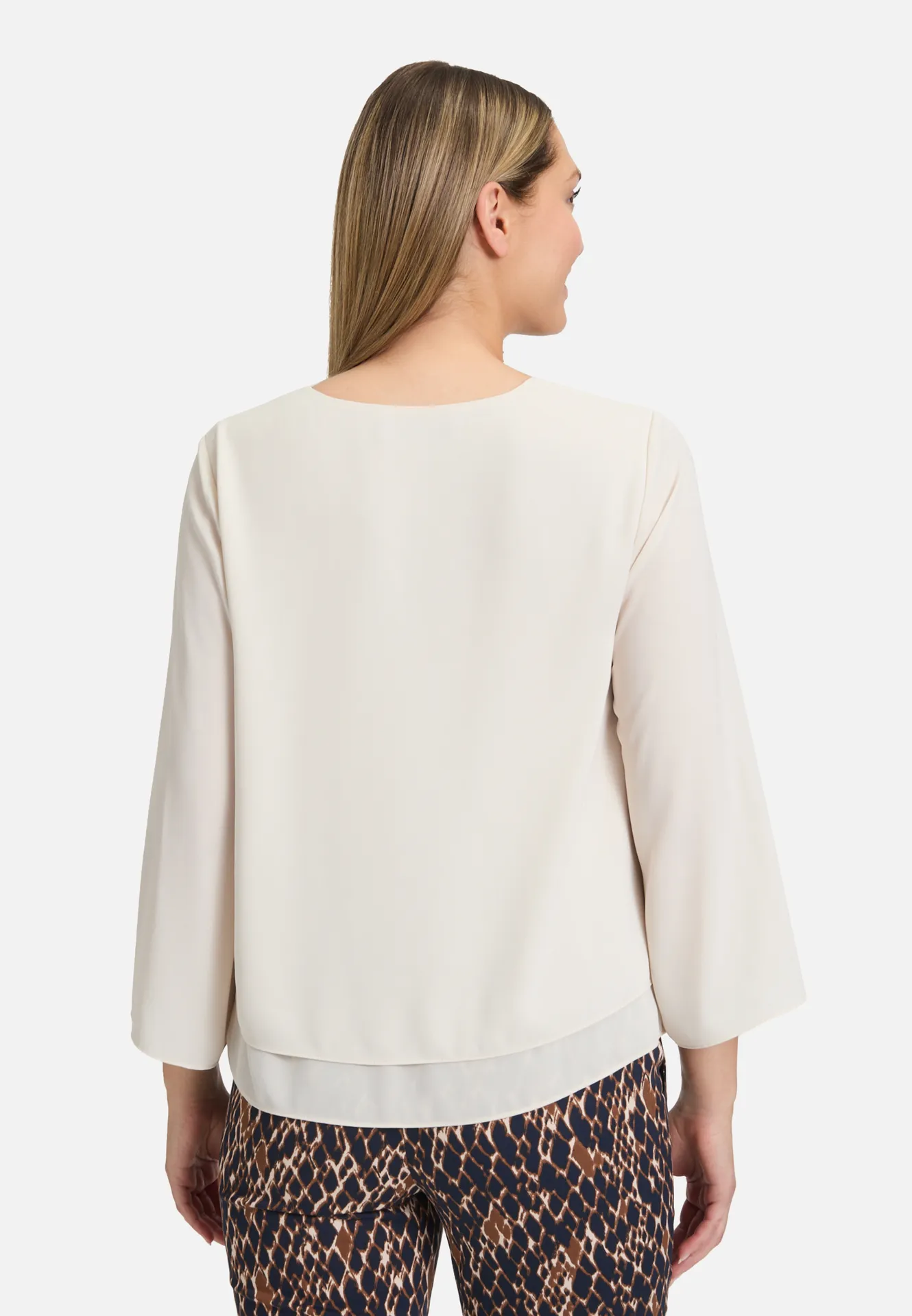 Schlupfbluse unifarben Schlupfbluse unifarben