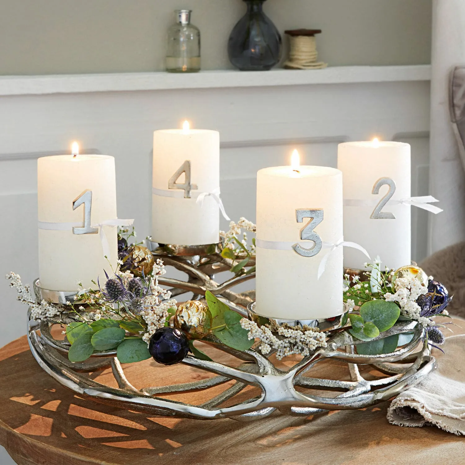 Kerze 4er Set Braga – Bild 4