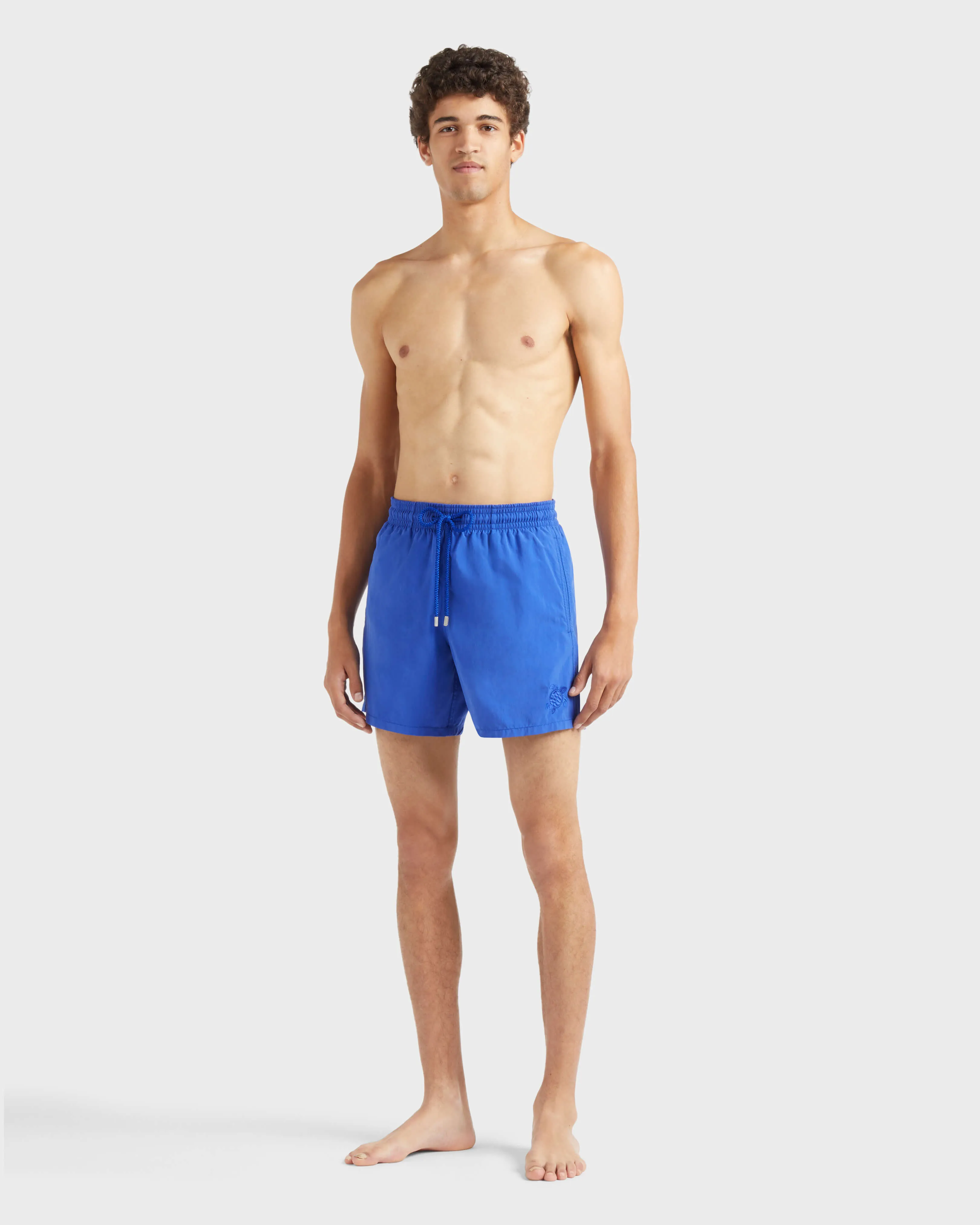 Vilebrequin - Mit Wasser Reagierende Ronde Des Tortues Maxi Badeshorts Für Herren - Bademode - Moorea - Blau - Größe XXL – Bild 3