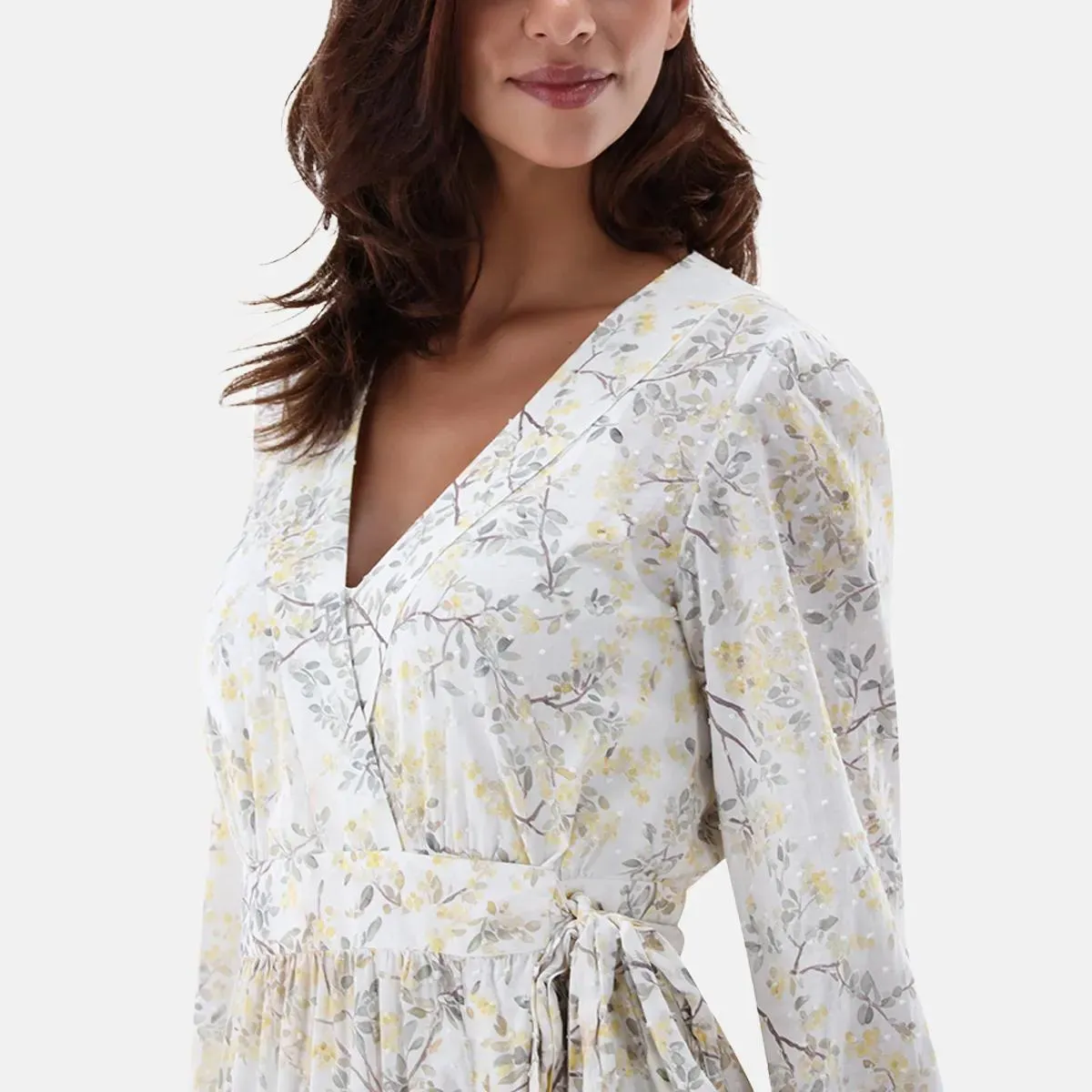 VAN LAACK - Kleid Modern Fit Druck - Größe 38 - braun – Bild 2