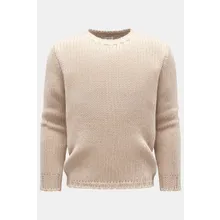 von Braun - Herren - Cashmere Rundhalspullover beige von Braun - Herren - Cashmere Rundhalspullover beige