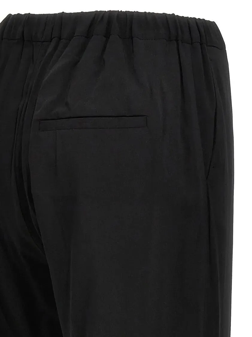 Alberto Biani - Crepe Georgette Pants - Größe 44 - schwarz – Bild 2
