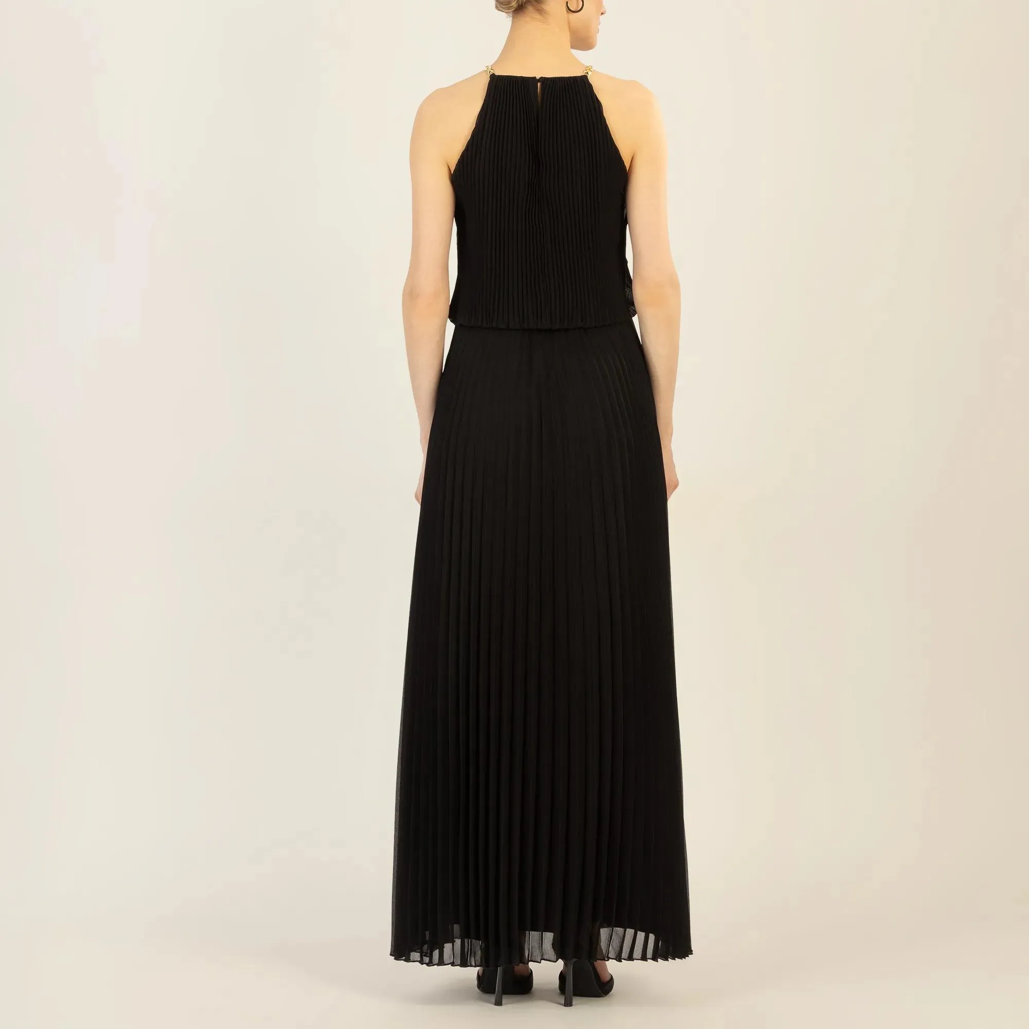 Apart - Plisseekleid - Größe 38 - schwarz – Bild 2