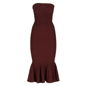 Retrofete - Bordeaux Blerina Dress - Größe S - rot Retrofete - Bordeaux Blerina Dress - Größe S - rot