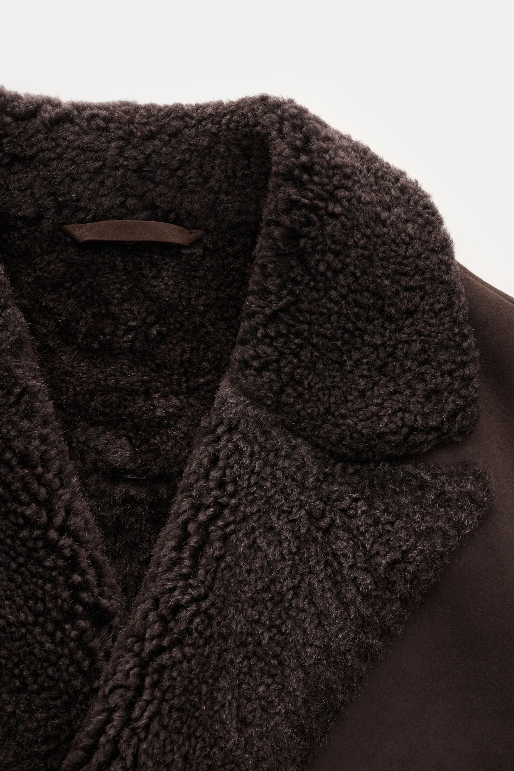 Manzoni 24 - Herren - Lammfellmantel dunkelbraun – Bild 3