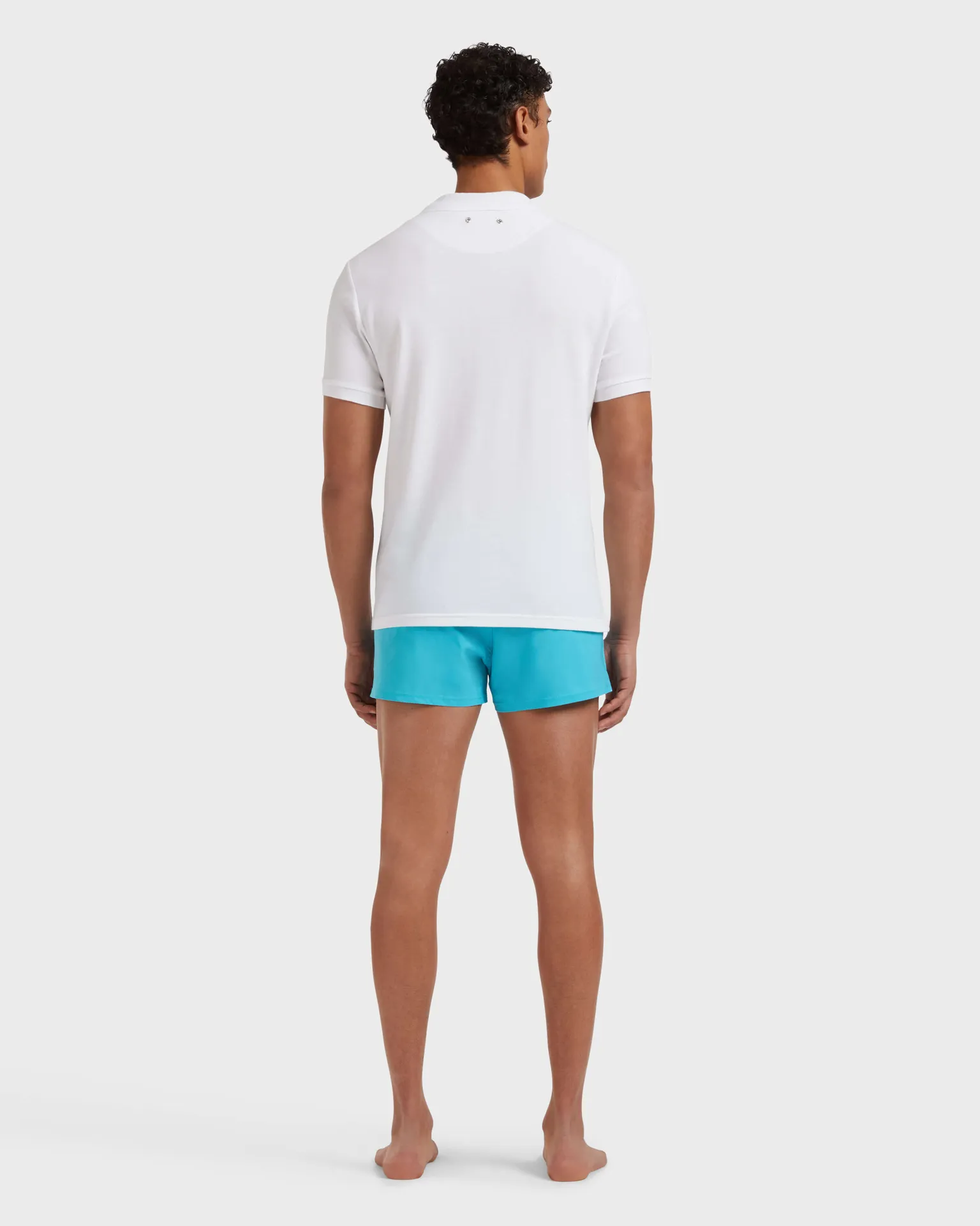 Vilebrequin - Solid Polohemd Aus Bio-baumwollpikee Für Herren - Polohemd - Palatin - Weiss - Größe XS – Bild 4