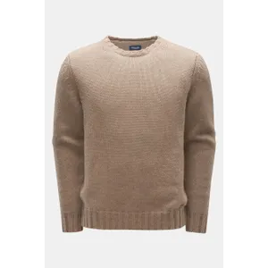 Drumohr - Herren - Cashmere Rundhalspullover graubraun Drumohr - Herren - Cashmere Rundhalspullover graubraun