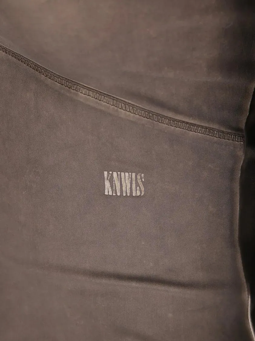 Knwls - Stretch Over Dyed Jersey Top - Größe M - braun – Bild 2