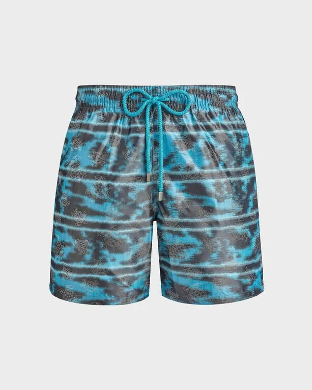 Vilebrequin - Zebra Stripes 360° Badeshorts Für Herren - Bademode - Moopea - Blau - Größe S Vilebrequin - Zebra Stripes 360° Badeshorts Für Herren - Bademode - Moopea - Blau - Größe S