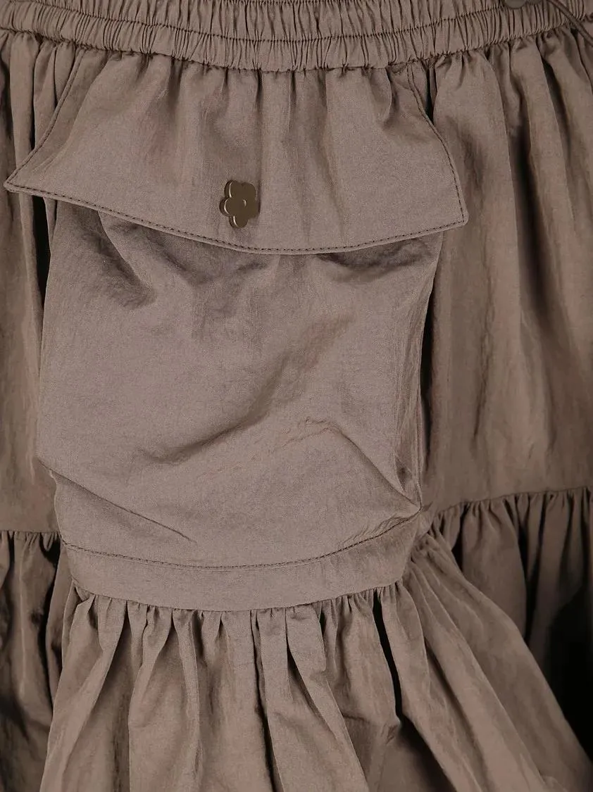 Cecille Bahnsen - Taffeta Skirt - Größe 10 - braun – Bild 2