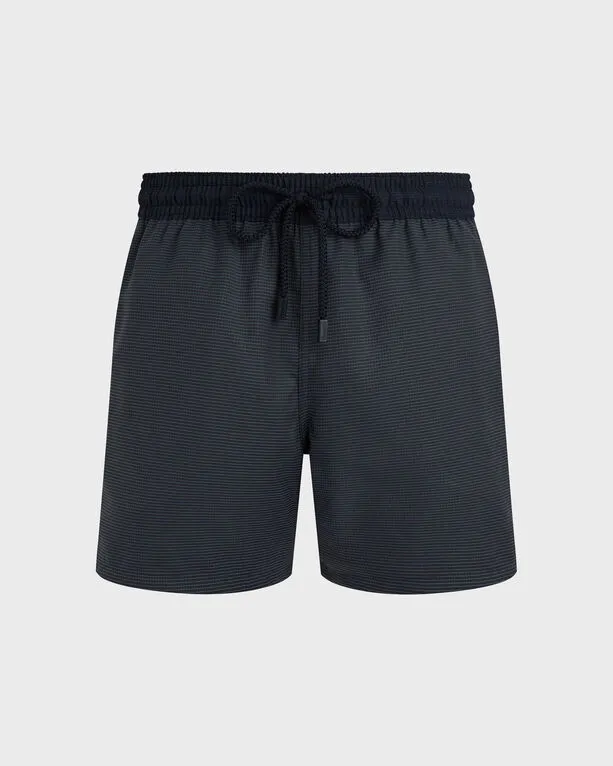 Vilebrequin - Figurbetonte Micro Carreaux Woll-badeshorts Für Herren - Bademode - Magnus - Blau - Größe XXXL Vilebrequin - Figurbetonte Micro Carreaux Woll-badeshorts Für Herren - Bademode - Magnus - Blau - Größe XXXL