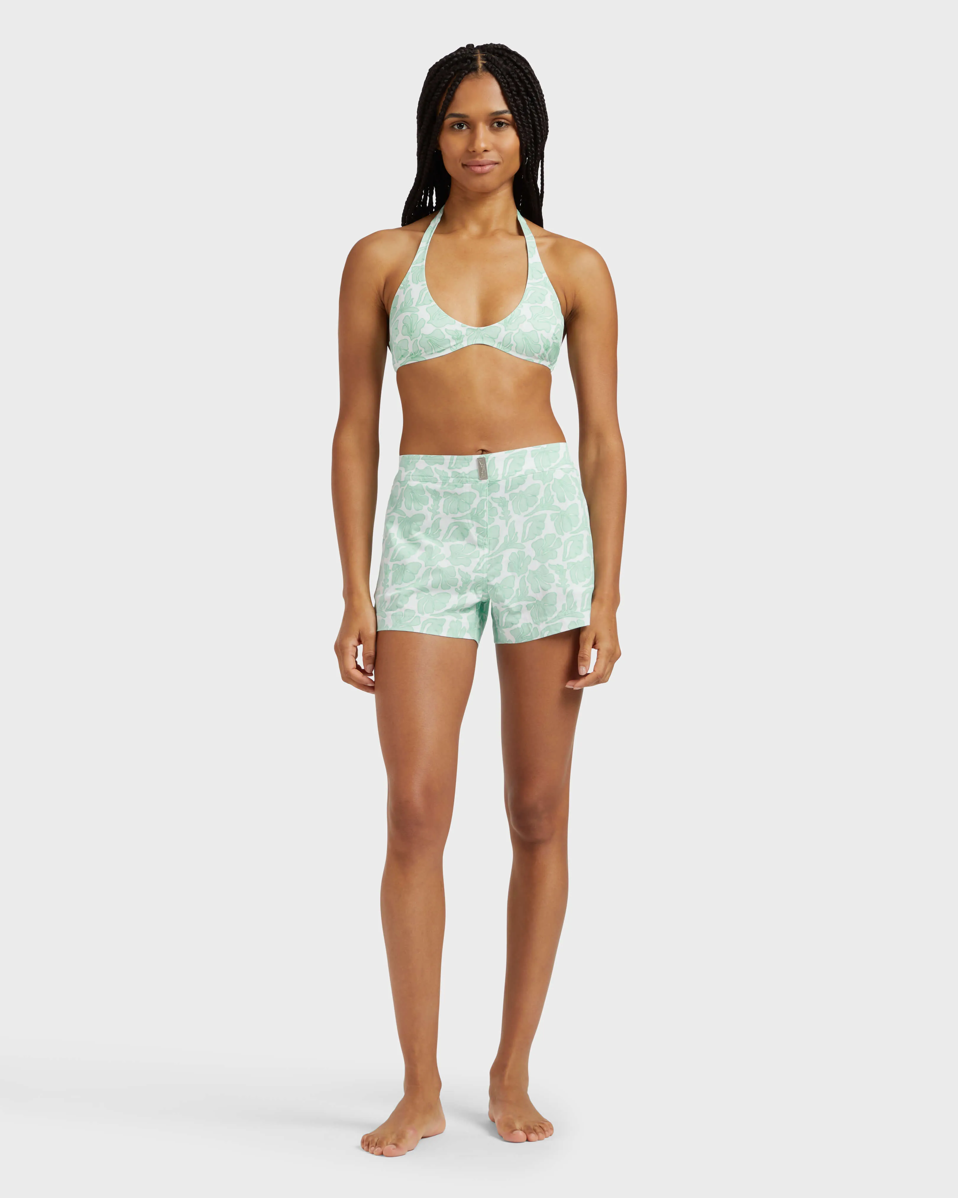 Vilebrequin - Seashells Badeshorts Mit Flachem Bund Für Damen - Shorty - Ferise - Weiss - Größe XS – Bild 3