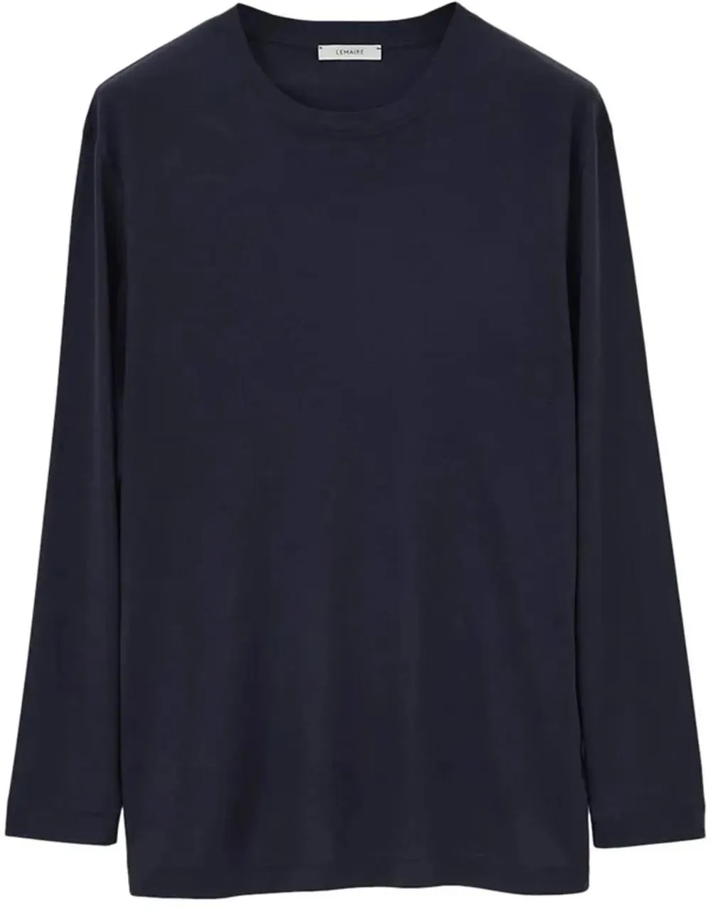 Lemaire - Long Sleeve Silk T-Shirt - Größe L - schwarz Lemaire - Long Sleeve Silk T-Shirt - Größe L - schwarz