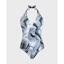 Vilebrequin - Marble Neckholder-badeanzug Für Damen - Bademode - Famous - Weiss - Größe L Vilebrequin - Marble Neckholder-badeanzug Für Damen - Bademode - Famous - Weiss - Größe L