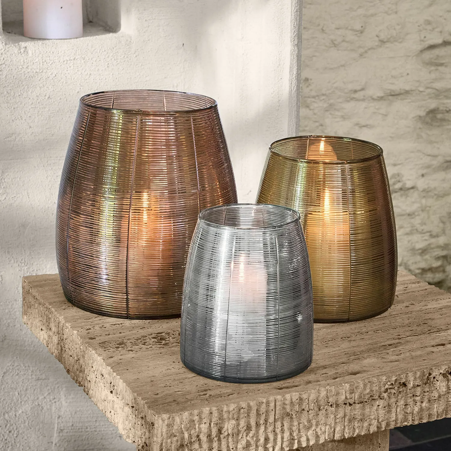 Windlicht 3er Set Uvenar – Bild 2