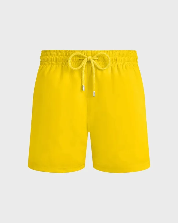 Vilebrequin - Kurze Solid Badeshorts Für Herren - Bademode - Monrise - Gelb - Größe L Vilebrequin - Kurze Solid Badeshorts Für Herren - Bademode - Monrise - Gelb - Größe L