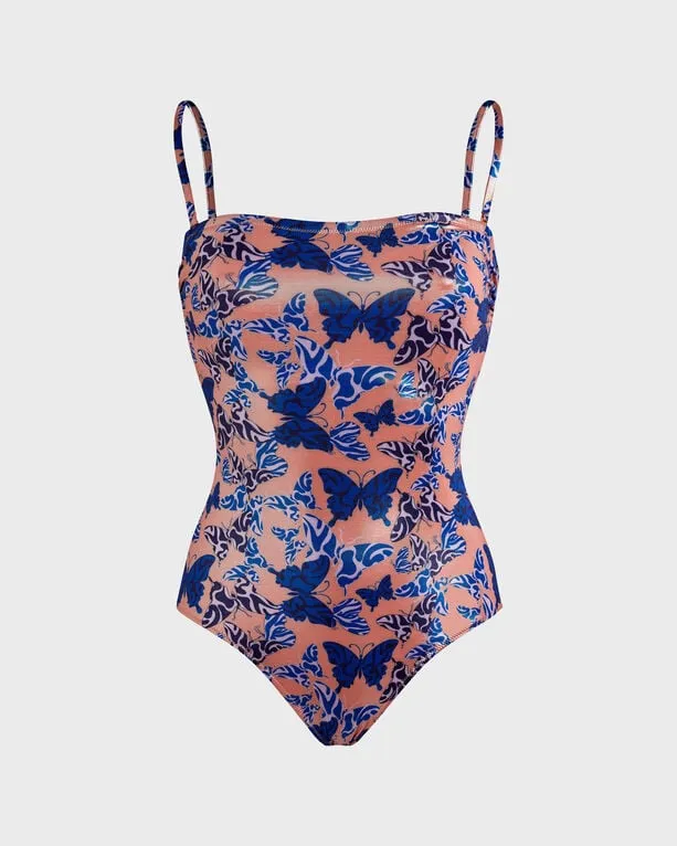 Vilebrequin - Disco Butterfly Bustier-badeanzug Für Damen - Bademode - Facette - Rosa - Größe S Vilebrequin - Disco Butterfly Bustier-badeanzug Für Damen - Bademode - Facette - Rosa - Größe S