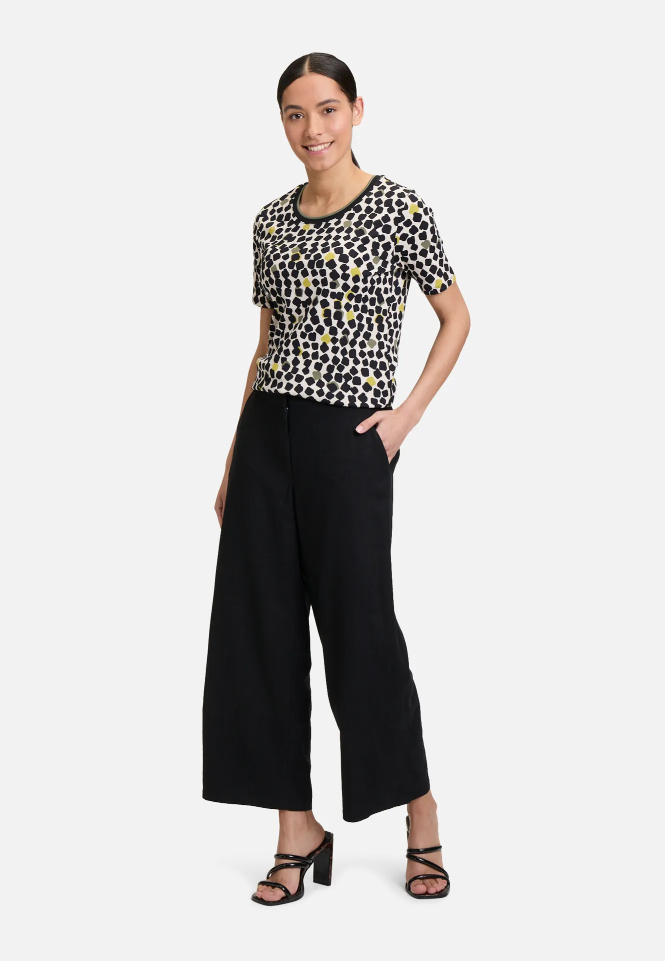 Basic Shirt mit Print – Bild 2