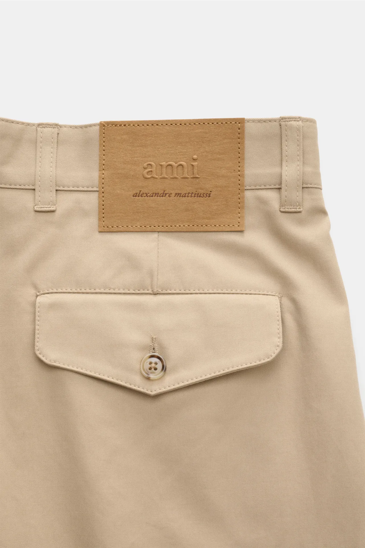 Ami Paris - Herren - Baumwollhose beige – Bild 3