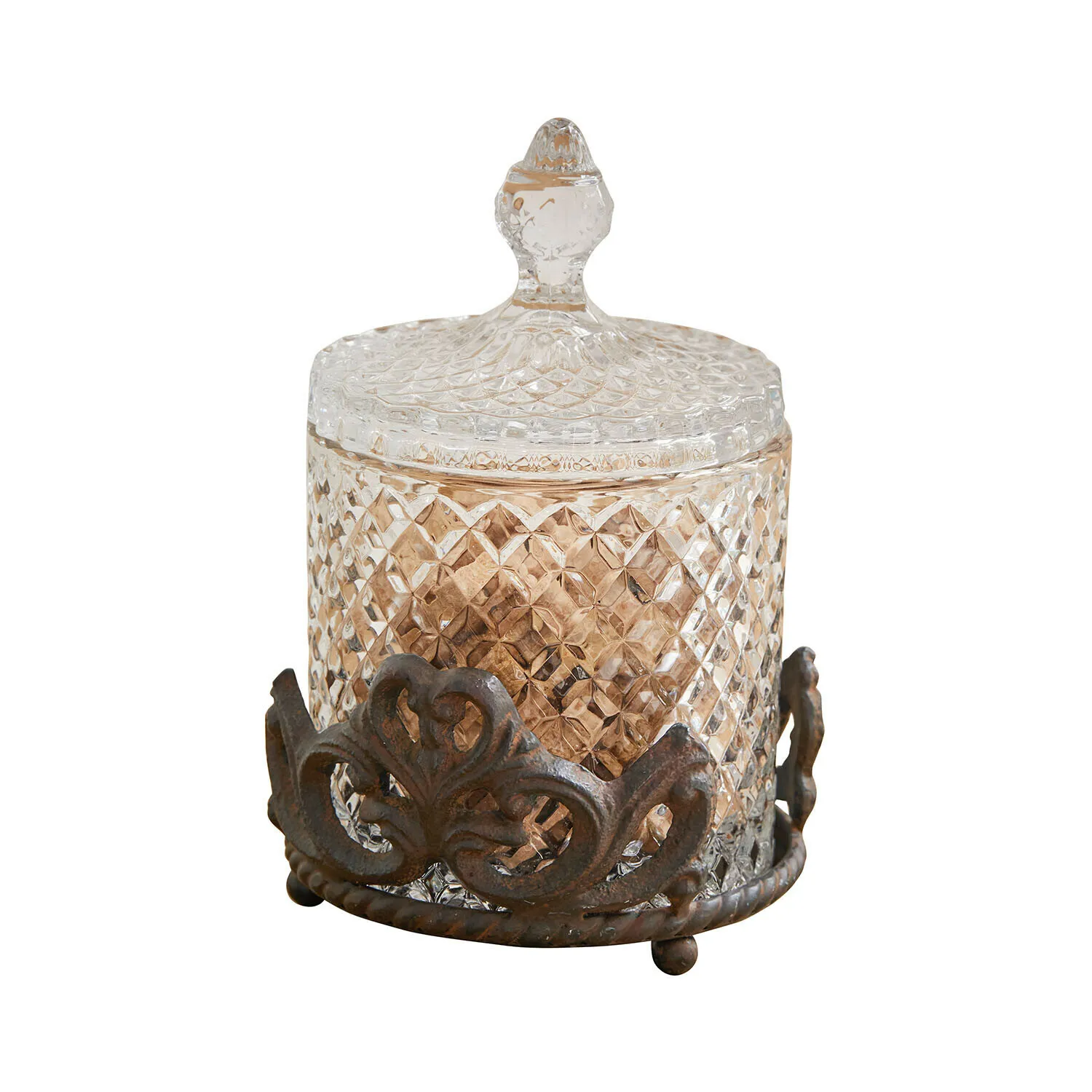 Glasdose mit Halterung Kerynna – Bild 3