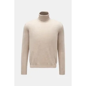 Settefili Cashmere - Herren - Cashmere Rollkragenpullover beige meliert Settefili Cashmere - Herren - Cashmere Rollkragenpullover beige meliert