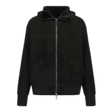 Giorgio Brato - Cotton Hooded Jacket - Größe 50 - schwarz Giorgio Brato - Cotton Hooded Jacket - Größe 50 - schwarz