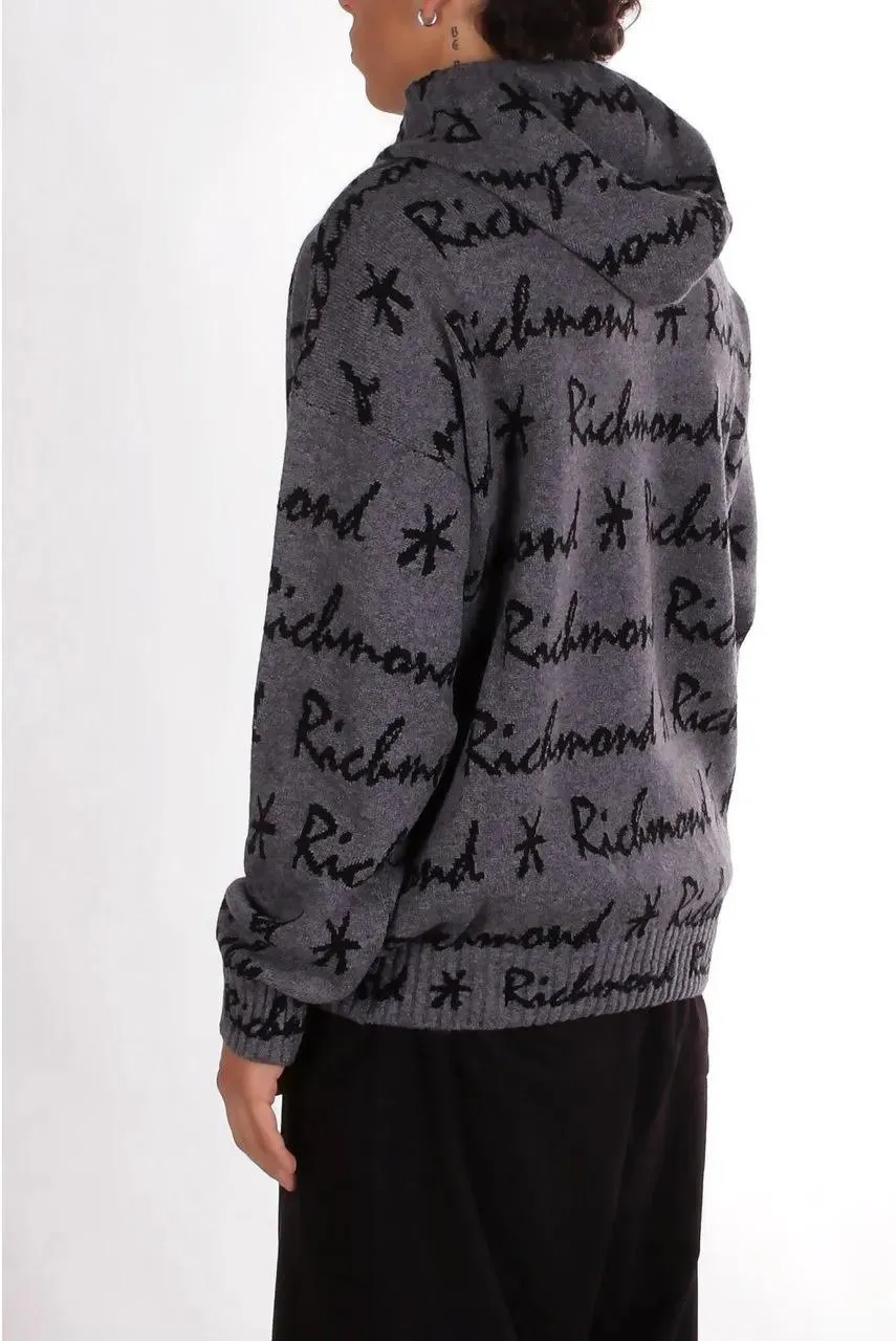 John Richmond - Sweaters Grey - Größe L - grau – Bild 2