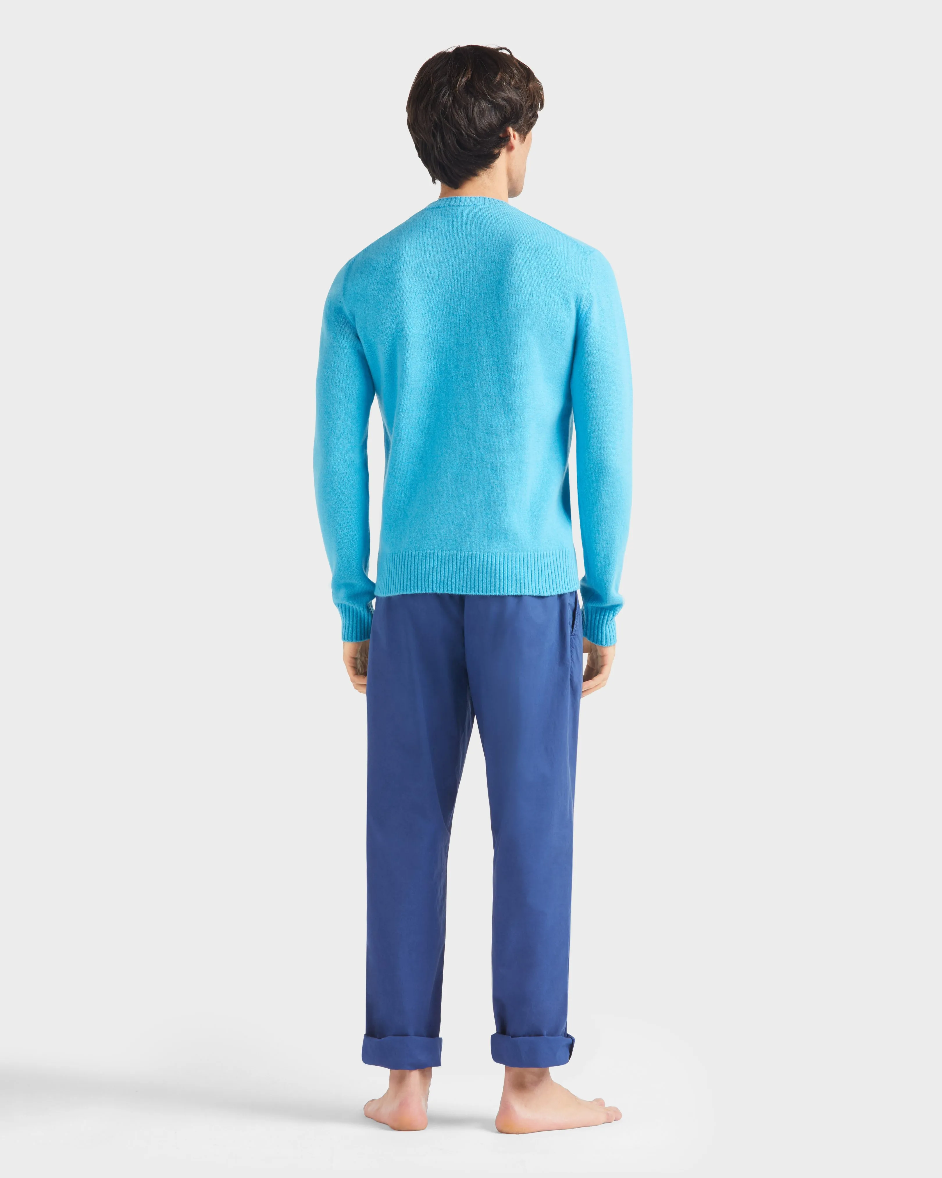 Vilebrequin - Turtle Pullover Aus Kaschmir Und Wolle Für Herren - Pullover - Rayol - Blau - Größe S – Bild 4