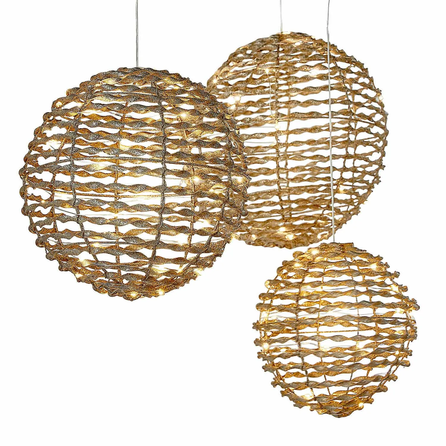 LED-Kugel 3er Set Thalindra – Bild 3