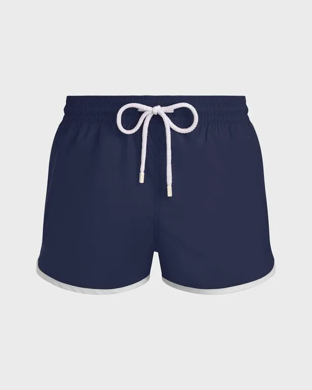 Vilebrequin - Ultraleichte Kurze Vbq Line Badeshorts Für Herren - Bademode - Meno - Blau - Größe S Vilebrequin - Ultraleichte Kurze Vbq Line Badeshorts Für Herren - Bademode - Meno - Blau - Größe S