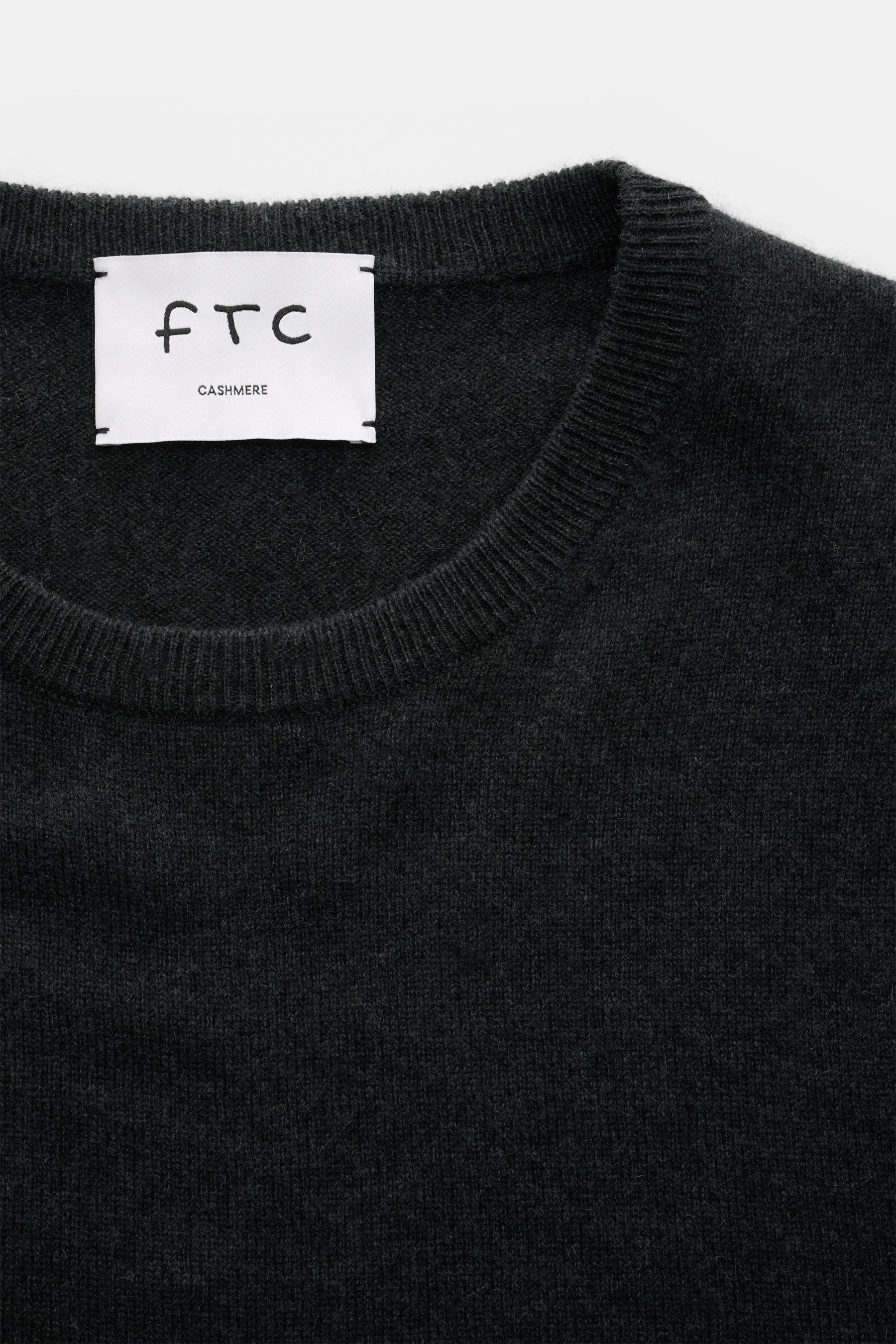 FTC - Herren - Cashmere Rundhalspullover anthrazit – Bild 2